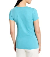 NIC + ZOE Perfect Knit Crew Neck Short Sleeve T-Shirt