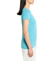 NIC + ZOE Perfect Knit Crew Neck Short Sleeve T-Shirt