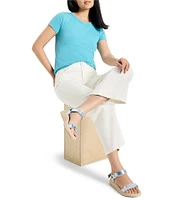 NIC + ZOE Perfect Knit Crew Neck Short Sleeve T-Shirt