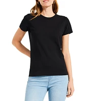 NIC + ZOE Perfect Knit Crew Neck Short Sleeve T-Shirt