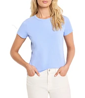 NIC + ZOE Perfect Knit Crew Neck Short Sleeve T-Shirt