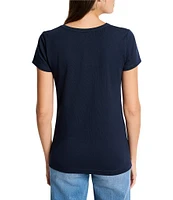 NIC + ZOE Perfect Knit Crew Neck Short Sleeve T-Shirt