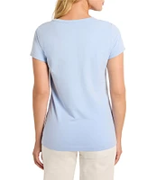 NIC + ZOE Perfect Knit Crew Neck Short Sleeve Tee