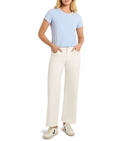 NIC + ZOE Perfect Knit Crew Neck Short Sleeve Tee