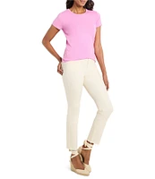 NIC + ZOE Perfect Knit Crew Neck Short Sleeve Tee