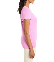 NIC + ZOE Perfect Knit Crew Neck Short Sleeve Tee