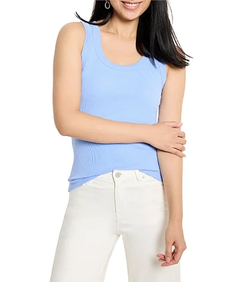 NIC + ZOE Perfect Rib Knit Scoop Neck Sleeveless Tank