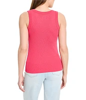 NIC + ZOE Perfect Rib Knit Scoop Neck Sleeveless Tank