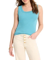 NIC + ZOE Perfect Rib Knit Scoop Neck Sleeveless Tank