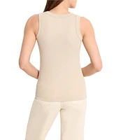 NIC + ZOE Perfect Rib Knit Scoop Neck Sleeveless Tank