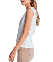 NIC + ZOE Perfect Soft Knit V-Neck Sleeveless Layering Tank