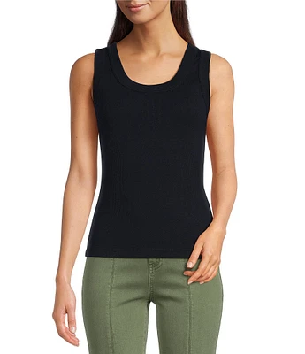 NIC + ZOE Perfect Stretch Knit Scoop Neck Sleeveless Tank