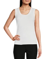 NIC + ZOE Perfect Stretch Knit Scoop Neck Sleeveless Tank