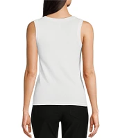 NIC + ZOE Perfect Stretch Knit Scoop Neck Sleeveless Tank