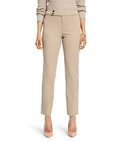 NIC + ZOE Plaza Woven Straight Leg Pull-On Pants