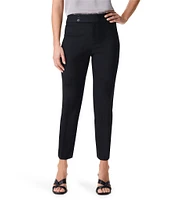 NIC + ZOE Plaza Woven Straight Leg Pull-On Pants