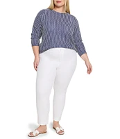 NIC + ZOE Plus Copley Bi-Stretch Slim Straight Ankle Pants