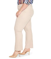 NIC + ZOE Plus Size Bi-Stretch Mid Rise Cotton Plaza Demi Boot Ankle Pants