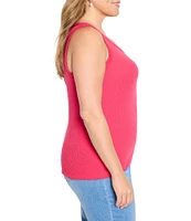 NIC + ZOE Plus Size Perfect Knit Scoop Neck Sleeveless Tank