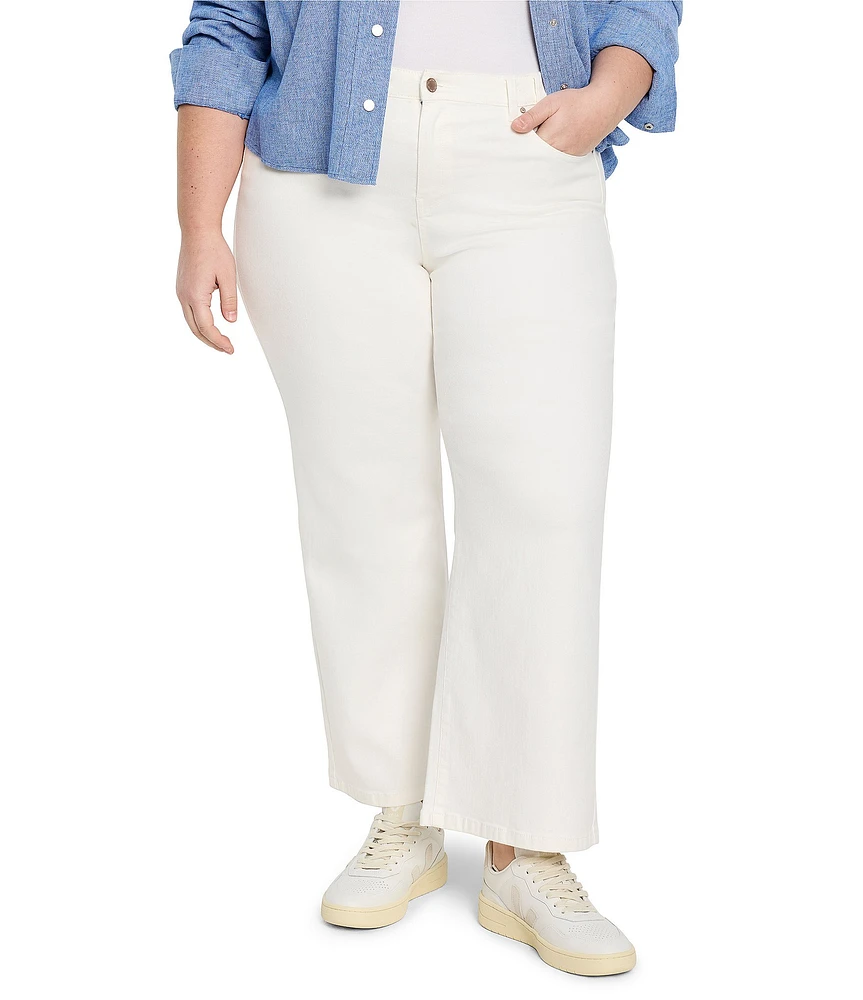 NIC + ZOE Plus Wide Leg Weekend Ankle Jeans