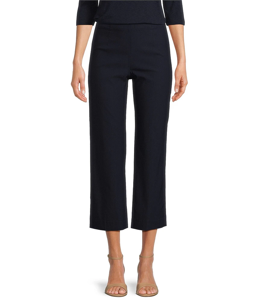 NIC + ZOE Polished Wonder Stretch Wide Leg Cropped Pants