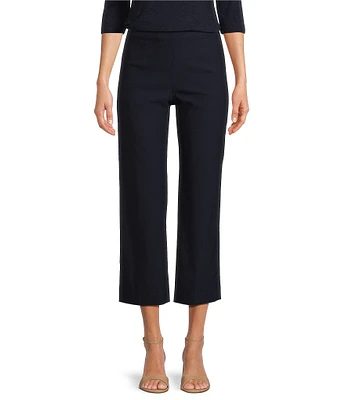 NIC + ZOE Polished Wonder Stretch Wide Leg Cropped Pants