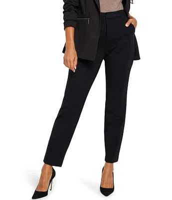 NIC + ZOE Ponte Knit Slim Leg Ankle Pants