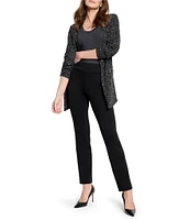 NIC + ZOE Ponte Knit Slim Straight-Leg Pull-On Pant