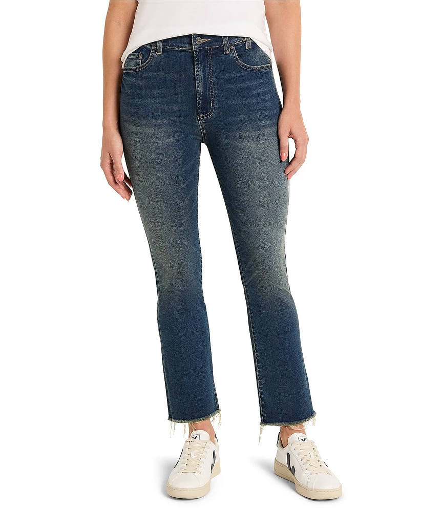 NIC + ZOE Raw Hem Demi Boot Jeans