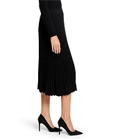 NIC + ZOE Ribbed Sweater Knit Midi Skirt