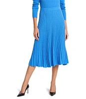 NIC + ZOE Ribbed Sweater Knit Midi Skirt