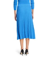 NIC + ZOE Ribbed Sweater Knit Midi Skirt