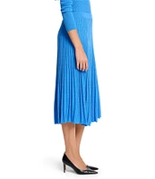 NIC + ZOE Ribbed Sweater Knit Midi Skirt