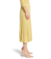 NIC + ZOE Ribbed Sweater Knit Midi Skirt