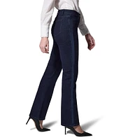 NIC + ZOE Ribbon Trim Denim Breakaway Bootcut Jeans