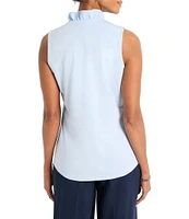 NIC + ZOE Ruffled Around V-Neck Sleeveless Tank