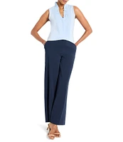 NIC + ZOE Ruffled Around V-Neck Sleeveless Tank