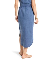 NIC + ZOE Rumba Linen Blend Dip A-Line Pull-On Coordinating Skirt