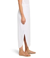 NIC + ZOE Rumba Linen Blend Dip A-Line Pull-On Coordinating Skirt