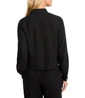 NIC + ZOE Rumba Linen Point Collar Long Sleeve Jacket