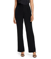 NIC + ZOE Social Edit Eliot Flat Front Wide Leg Trouser