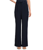 NIC + ZOE Social Edit Eliot Flat Front Wide Leg Trouser