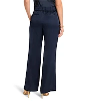 NIC + ZOE Social Edit Wide Leg Front Slit Pants