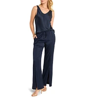 NIC + ZOE Social Edit Wide Leg Front Slit Pants