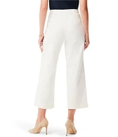 NIC + ZOE Stretch High Rise Wide-Leg Cropped Pull-On Pants