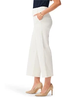 NIC + ZOE Stretch High Rise Wide-Leg Cropped Pull-On Pants