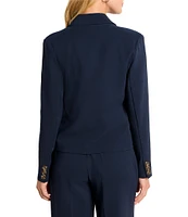 NIC + ZOE Stretch Suiting Notch Lapel Long Sleeve Blazer