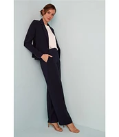 NIC + ZOE Stretch Suiting Notch Lapel Long Sleeve Blazer