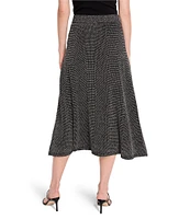 NIC + ZOE Textured Sweater Knit A-Line Midi Skirt