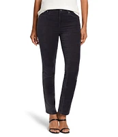 NIC + ZOE Velvet Slim Straight Leg Ankle Length Pant